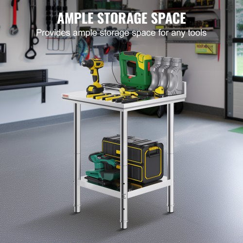 Commercial Stainless Steel Work Table Heavy Duty Prep Bench For Kitchen Restaurant Catering And Foo 4