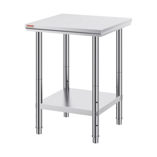 Stainless Steel Commercial Kitchen Work Food Prep Table With Adjustable Undershelf Heavy Duty Utili 8