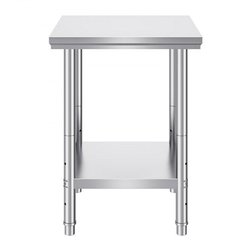 Stainless Steel Commercial Kitchen Work Food Prep Table With Adjustable Undershelf Heavy Duty Utili 10