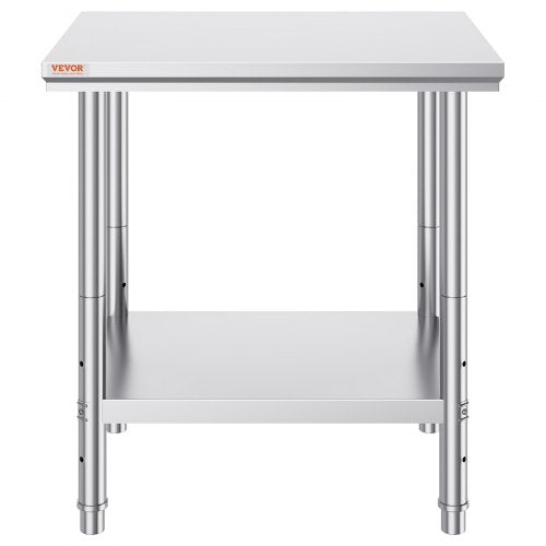 Commercial Worktable  Workstation Heavy Duty Stainless Steel Work Table For Home Restaurant Metal P 9