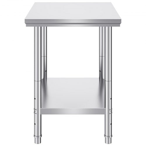 Commercial Worktable  Workstation Heavy Duty Stainless Steel Work Table For Home Restaurant Metal P 10
