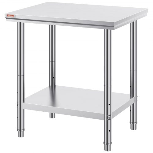 Commercial Worktable  Workstation Heavy Duty Stainless Steel Work Table For Home Restaurant Metal P 8