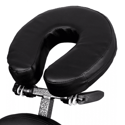 Portable Folding Massage Chair With Adjustable PU Leather Pads For Tattoo Spa And Salon Use 2