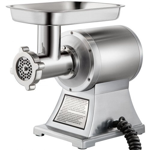 Commercial Meat Grinder Heavy Duty Electric Stainless Steel Meat Mincer W Blades Grinding Plates  S 9
