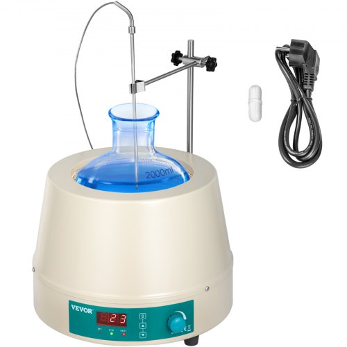 Electric Magnetic Stirring Heating Mantle, Digital Magnetic Stirrer Mantle with Max Temp, Lab Heating Mantle Kit