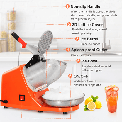 Electric Ice Crusher And Snow Cone Maker For Shaved Ice At Home Or Events 1