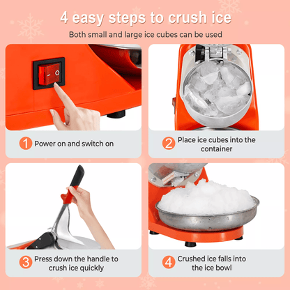 Electric Ice Crusher And Snow Cone Maker For Shaved Ice At Home Or Events 2