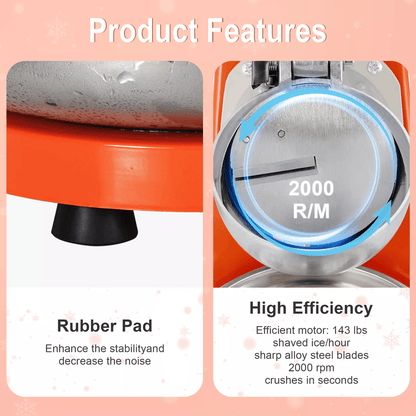 Electric Ice Crusher And Snow Cone Maker For Shaved Ice At Home Or Events 3