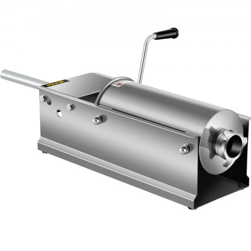 CommercialGrade Sausage Stuffing Machine 5L Capacity Manual Sausage Maker With 5 Stainless Steel No 7