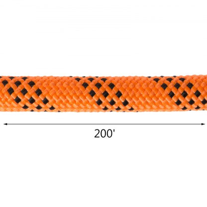 7/16" Double Braid Polyester Rope, 200FT High-Strength Sailing Rope for Arborist, Gardening