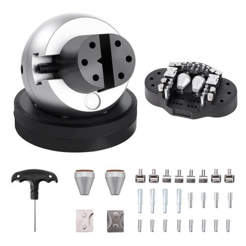 Standard Block Ball Vise For Jewelry Work 360 Rotatable Engraving Vise With 34 PCS Accessories For  1