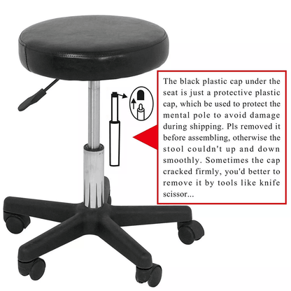 Adjustable Hydraulic Rolling Stool For Spa Salon And Massage Use 4
