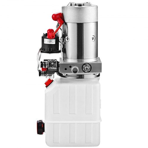 Electric Hydraulic Pump Quart Double Acting Power Unit With Plastic Reservoir For Dump Trailer  Lif 10