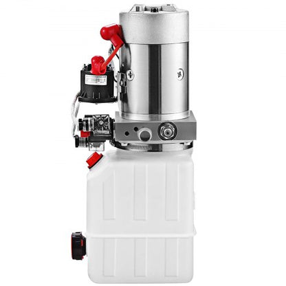Electric Hydraulic Pump Quart Double Acting Power Unit With Plastic Reservoir For Dump Trailer  Lif 10