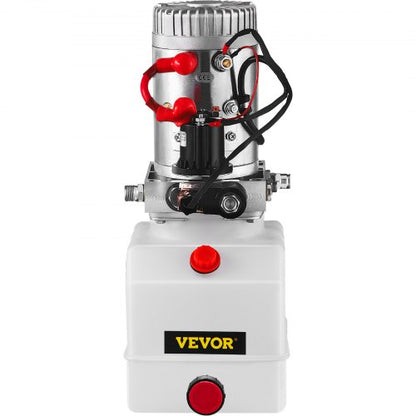 Quart Single Acting Hydraulic Pump For Dump Trailer DC Power Unit With Plastic Reservoir  Remote Un 10