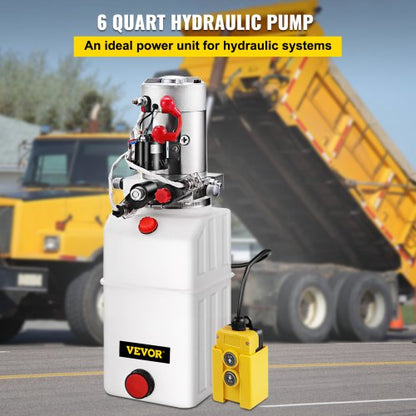 Hydraulic Power Unit Quart Hydraulic Pump Double Acting DC Hydraulic Power Pack For Dump Trailer Du 2