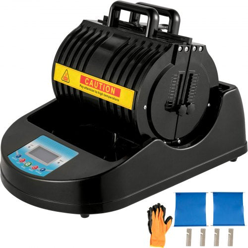Multifunctional Mug Heat Press, Black Heat Press Bottle and Cup Sublimation Transfer Machine