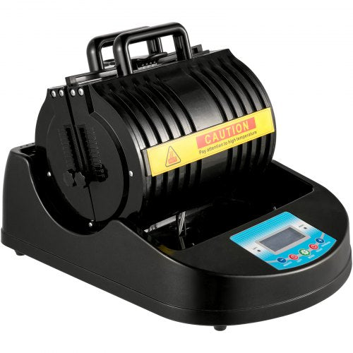 Multifunctional Mug Heat Press, Black Heat Press Bottle and Cup Sublimation Transfer Machine