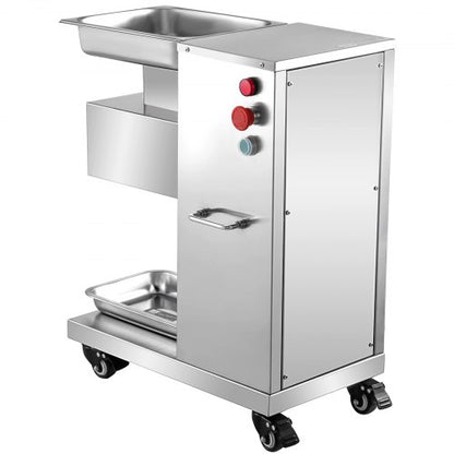 Commercial Meat Cutting Machine Electric Meat Slicer With Blade HeavyDuty Stainless Steel Food Cutt 9
