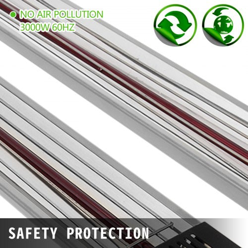 Infrared Paint Curing Lamp 3 Set, Car Curing Light with Baking Area, Spray Booth Heater for Fast Paint Drying