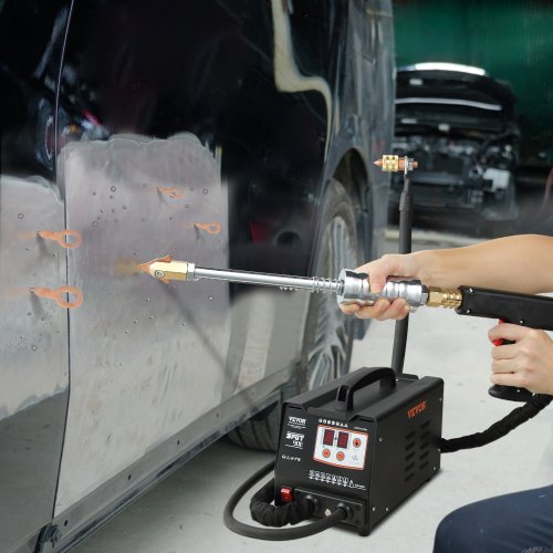 3KW Panel Spot Puller Vehicle Dent Spotter Multispot Bonnet  Door Dent Repair Welder Kit With Dual  6