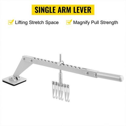 Portable Dent Pull Bar Aluminum Alloy Single Leg Lifter With 6Claw Hook For Car Dent Repair  Auto B 2