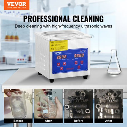 13L Ultrasonic Cleaning Machine 110V Professional Jewelry Watch Cleaner For Rings Coins Diamonds  E 2