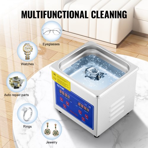 13L Ultrasonic Cleaning Machine 110V Professional Jewelry Watch Cleaner For Rings Coins Diamonds  E 5