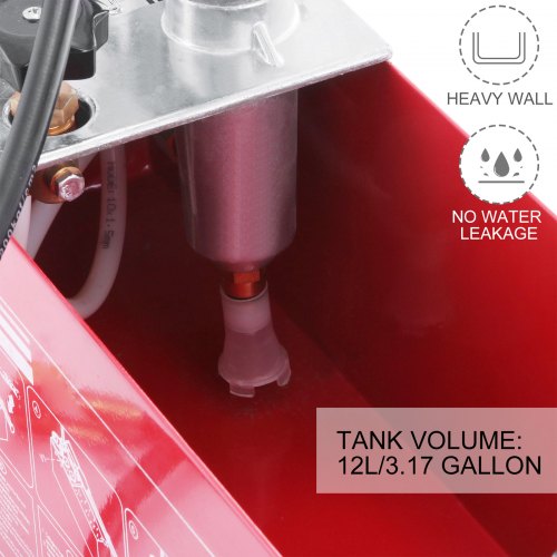 HeavyDuty Hydrostatic Test Pump 12L Gallon Tank 12 BSP Connection Dual Valves For Pipeline Firemen  4
