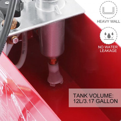 HeavyDuty Hydrostatic Test Pump 12L Gallon Tank 12 BSP Connection Dual Valves For Pipeline Firemen  4