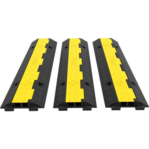 Rubber Cable Protectors Heavy Duty Wire Hose Cord Protective Cover Ramps Floor Driveway Speed Bump