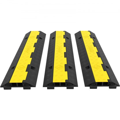 Rubber Cable Protectors Heavy Duty Wire Hose Cord Protective Cover Ramps Floor Driveway Speed Bump