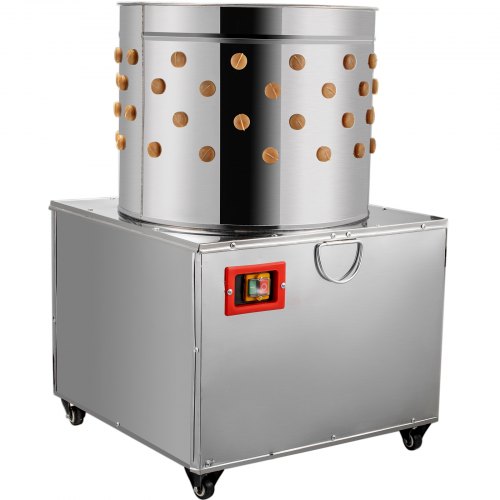 Chicken Poultry Plucker Stainless Steel Feather Plucking Machine With Wheels For Chicken Turkey  Du 9
