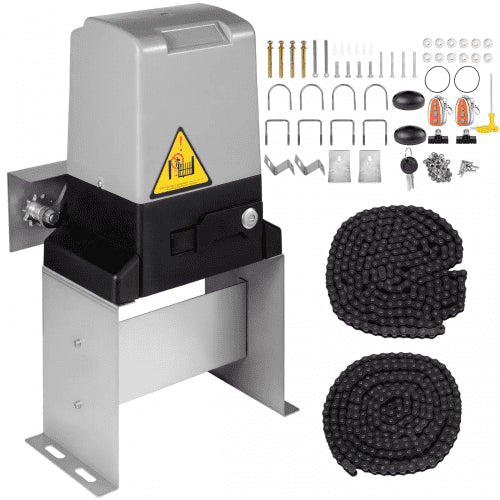 Heavy-Duty lbs Automatic Sliding Gate Opener for Driveways, Infrared Sensor Security & Wireless Remotes, Durable