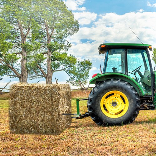 Hay Spear Spears High Lbs Capacity Bale Hay Spike Forks With Hex Nut  Sleeve Quick Attach Square Ba 6