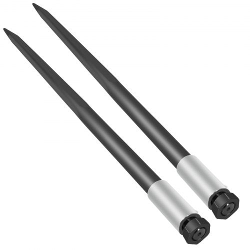 Hay Spear Spears High Lbs Capacity Bale Hay Spike Forks With Hex Nut  Sleeve Quick Attach Square Ba 9