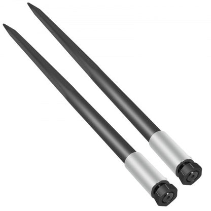 Hay Spear Spears High Lbs Capacity Bale Hay Spike Forks With Hex Nut  Sleeve Quick Attach Square Ba 9