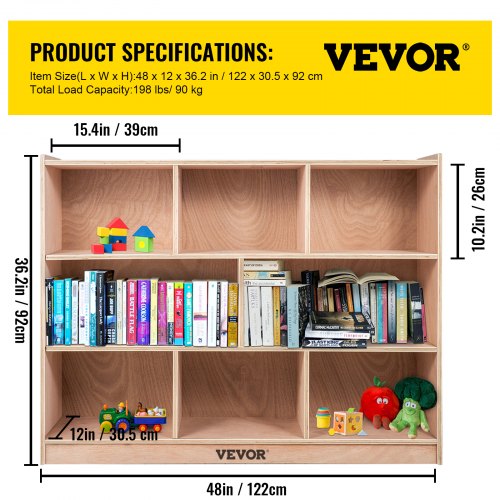 Classroom Storage Cabinet Plywood Section High Preschool Storage Shelves With Casters For Toys And  7