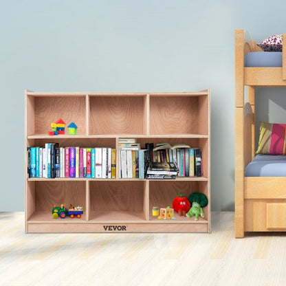 Classroom Storage Cabinet Plywood Section High Preschool Storage Shelves With Casters For Toys And  6