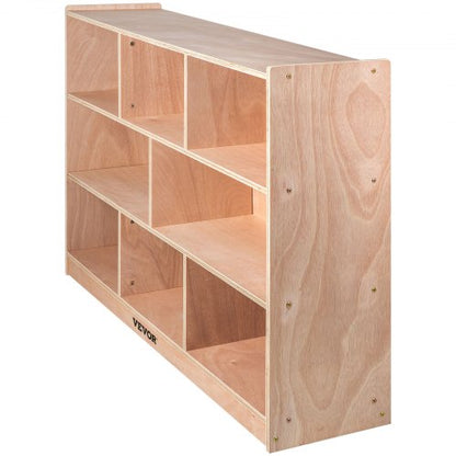 Classroom Storage Cabinet Plywood Section High Preschool Storage Shelves With Casters For Toys And  9