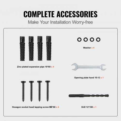 Iron Stairs Handrail Stylish Handrails For Outdoor Steps With Expansion Bolts  Drill Bit 12 Step De 6