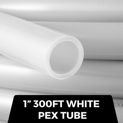 Non-Barrier PEX Tubing Tube Coil, EVOH PEX-B Pipe for Radiant Floor Heating, Potable Water, and Plumbing Systems