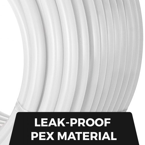 Oxygen Non-Barrier PEX Tubing, EVOH PEX-B Pipe Coil for Radiant Floor Heating, Plumbing & Potable Water Systems