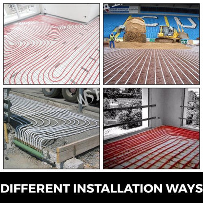 EVOH PEX-B Pipe (1/2" x 500ft), Oxygen Barrier Tubing for Residential & Commercial Radiant Floor Heating Systems