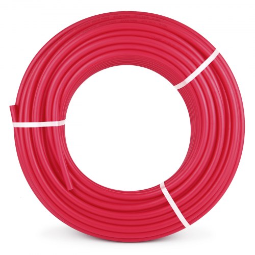 34 X 500ft PEX Tubing Oxygen Barrier PEX Pipe For Hydronic Radiant Floor Heat Heating System Red EV 10