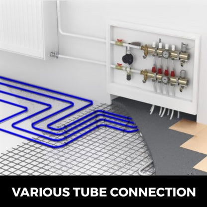 3/4" x 300ft Blue PEX-B Tubing, Non-Oxygen Barrier PEX Pipe for Hot & Cold Water Plumbing, Radiant Floor Heating