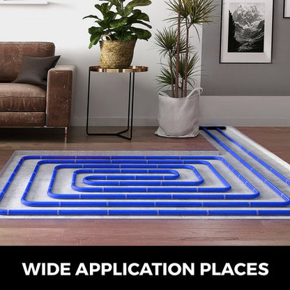 3/4" x 300ft Blue PEX-B Tubing, Non-Oxygen Barrier PEX Pipe for Hot & Cold Water Plumbing, Radiant Floor Heating