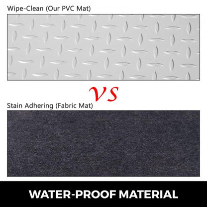 25mm Thickness Silver Garage Flooring Mat Roll HeavyDuty PVC Floor Mats For Under Cars Trailers  Gy 2