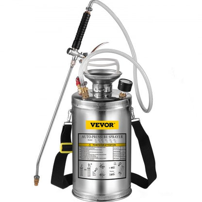 IndustrialGrade Hand Pump Sprayer With Safety Valve  Adjustable Nozzle Perfect For Gardening Cleani 7