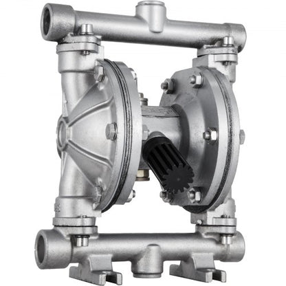 Stainless Steel AirOperated Diaphragm Pump With PTFE Diaphragm Ideal For Petroleum Diesel  Oil Tran 8